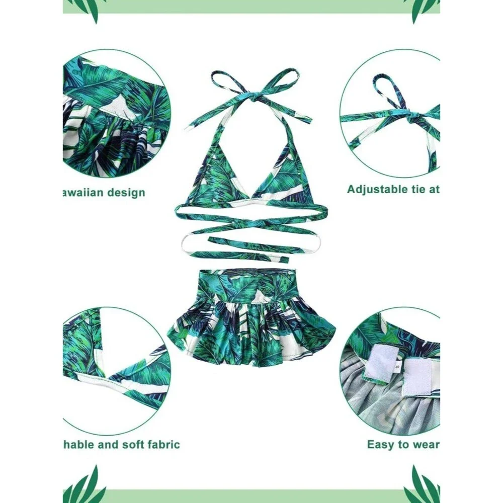 Amylove 4 Pack Small Dog Bikini Summer Bathing Suits for Puppy Doggies Swimsuit